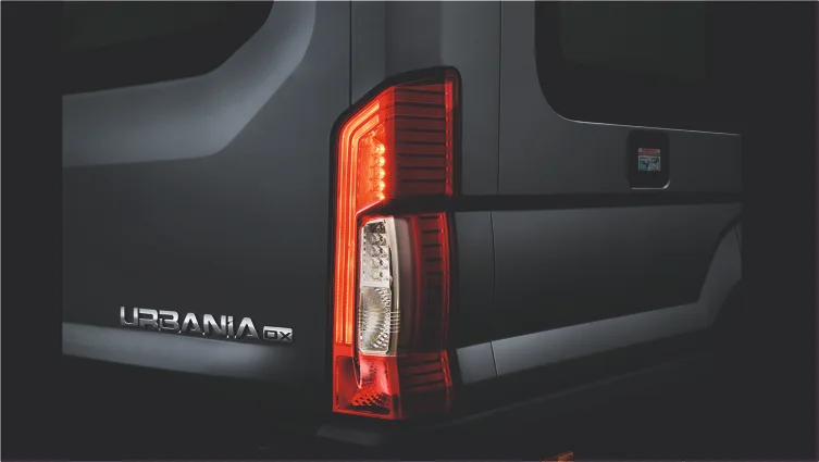 Urbania (16 seater), rear light